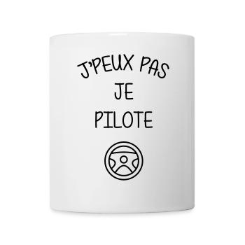 Course Automobile / Voiture / Sport / Pilote - Mug blanc - blanc - Devant
