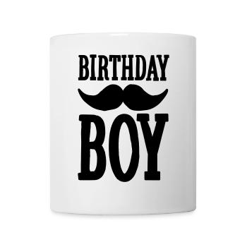 Birthday Boy Hipster - Tasse - Weiß - Vorne