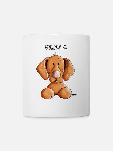 Neugieriger Vizsla - Tasse - Weiß