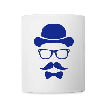bräutigam hipster junggeselle - Tasse - Weiß - Vorne