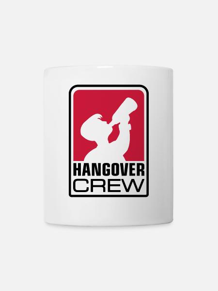 hangover crew logo - Tasse - Weiß
