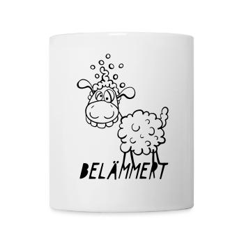 Schaf ist Belämmert - Tasse - Weiß - Vorne