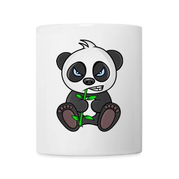 grumpy panda, panda bear, mad panda, for babies - Mug - white - Front