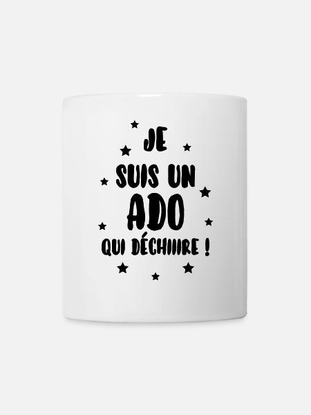 adolescent / enfant / ado / adolescente - Mug blanc - blanc