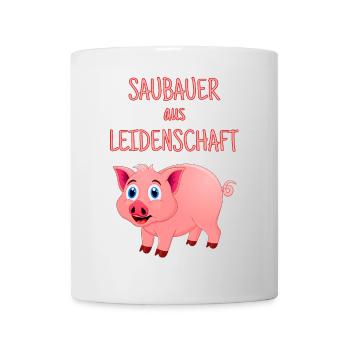 clean farmer, pig farmer, farmer, animal husbandry - Mug - white - Front