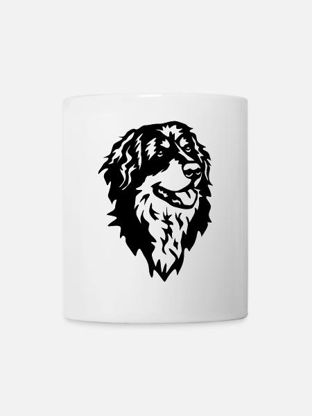 Hovawart Kopf - Tasse - Weiß
