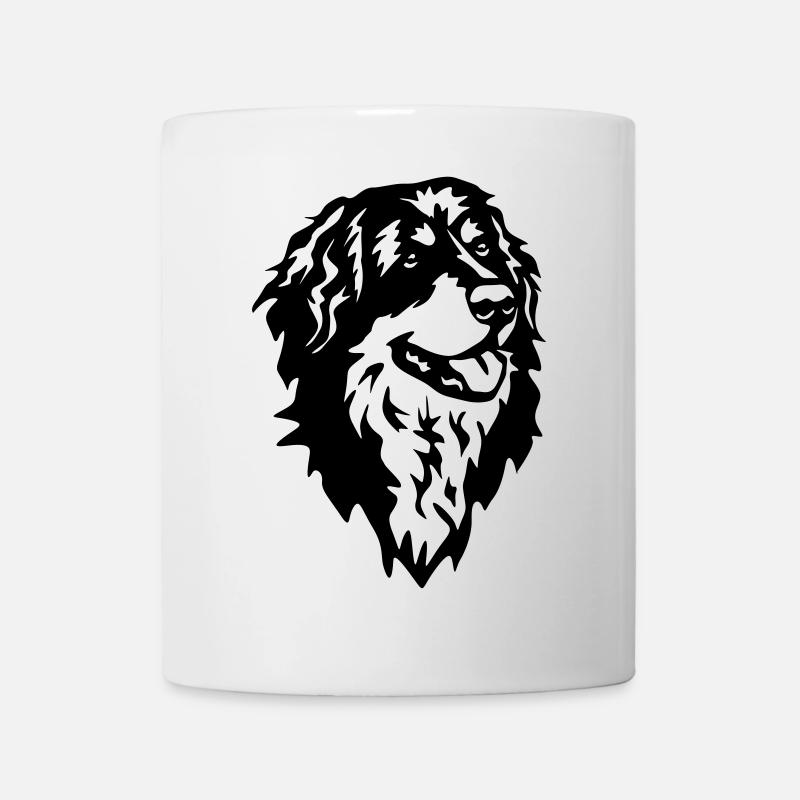 Tête de Hovawart - Mug blanc - blanc