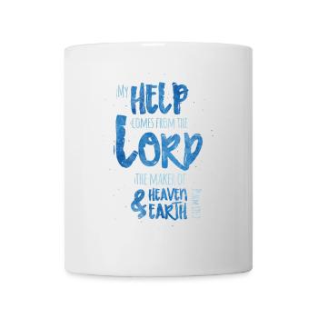 My Help Comes From The Lord - Tasse - Weiß - Vorne