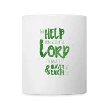 My Help Comes From The Lord - Tasse - Weiß - Vorne