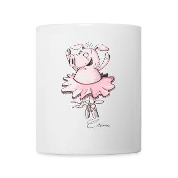 Ballet Pig I Prima Ballerina - Mug - white - Front