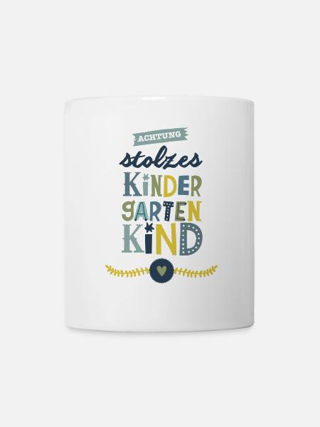 Stolzes Kindergartenkind - Tasse - Weiß