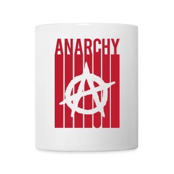 anarchy t shirt design Anarchy anarchy anarki - Mug - white - Front