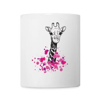 Giraffenklekse - Mug blanc - blanc - Devant