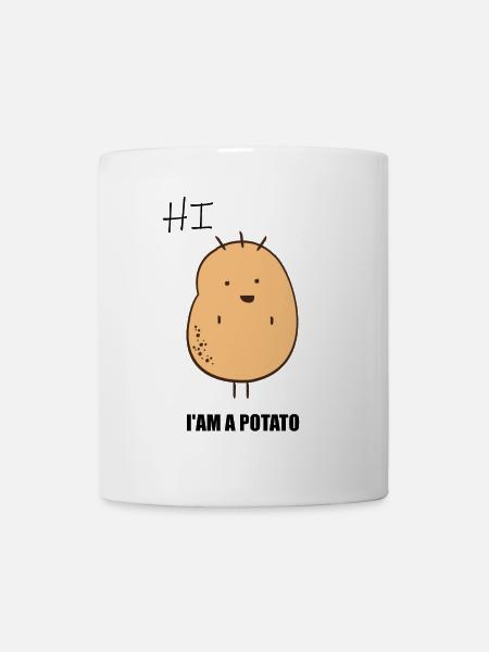 I AM A POTATO - Tasse - Weiß