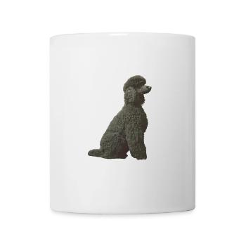 Schwarzer Pudel - Tasse - Weiß - Vorne