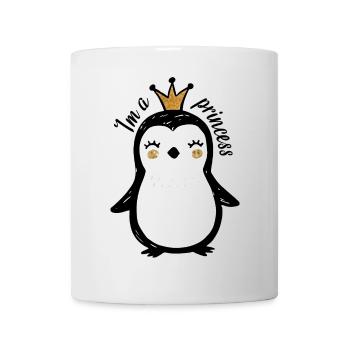 Cute Penguin Queen Design - Mug - white - Front