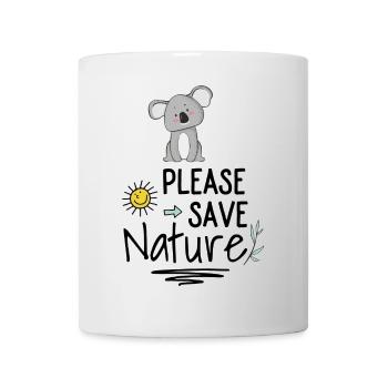 réserve naturelle - Mug blanc - blanc - Devant