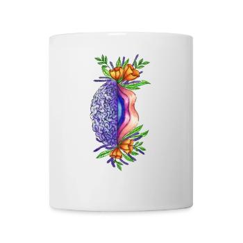 Vulva Brain - Tasse - Weiß - Vorne