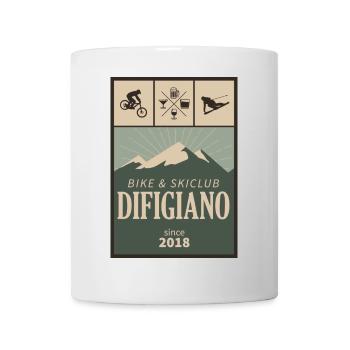 Difigiano Bike & Ski Club - Mug - white - Front