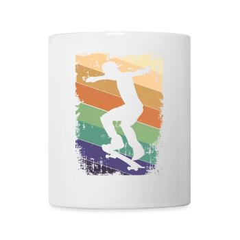 Skater Skateboard - Mug - white - Front
