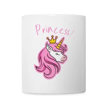 Majestueuse couronne de licorne imprimée - Mug blanc - blanc - Devant
