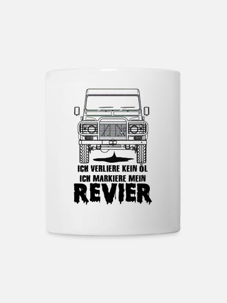 Defender lustig funny Geschenk - Tasse - Weiß