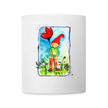 Zwerg - Tasse - Weiß - Vorne