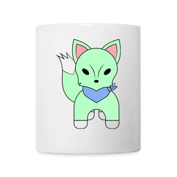 Fuchs mit Halstuch - Tasse - Weiß - Vorne