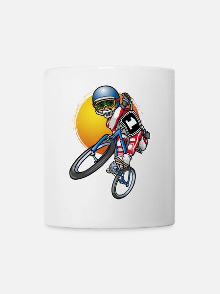 BMX-Fahrer - Tasse - Weiß