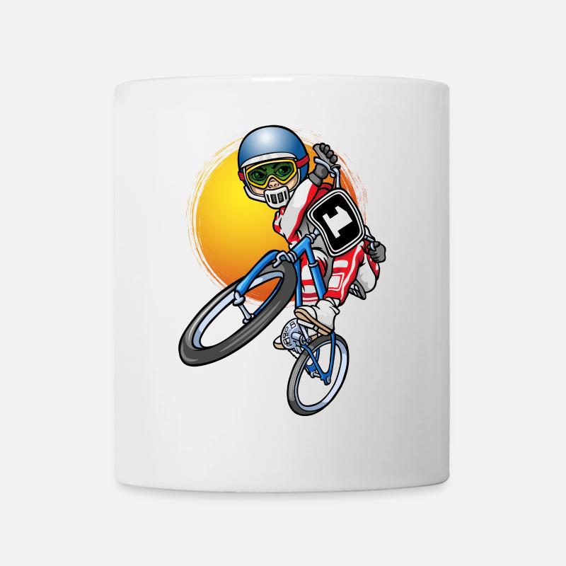 BMX-Fahrer - Tasse - Weiß