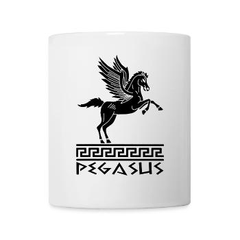 Black Pegasus Horse - Mug - white - Front