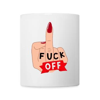 Verpiss dich. Für Damen, die gerne Abstand halten* - Tasse - Weiß - Vorne