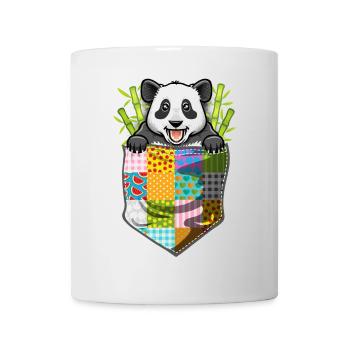 Panda in the pocket - Mug - white - Front