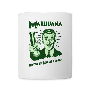 Marijuana Retro Graphic - Mug - white - Front