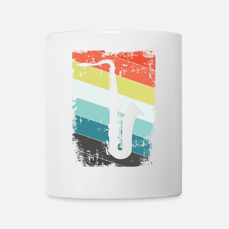 Saxophone saxophone - Mug - white