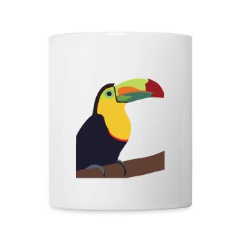 Timmy, der Toucan - Tasse - Weiß - Vorne