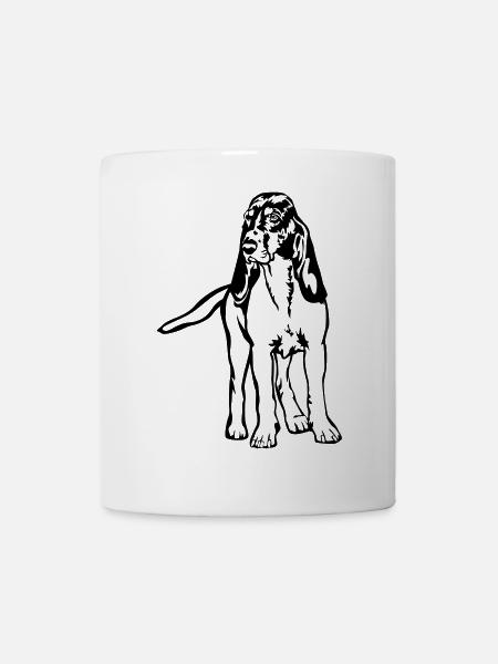 Berner Laufhund - Tasse - Weiß
