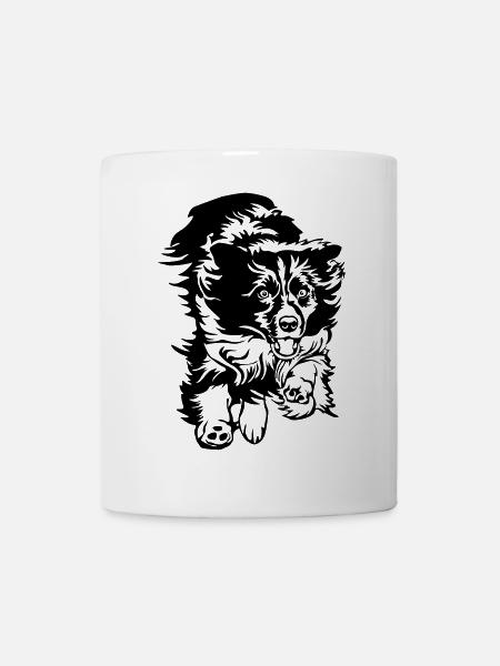 Border Collie - Tasse - Weiß