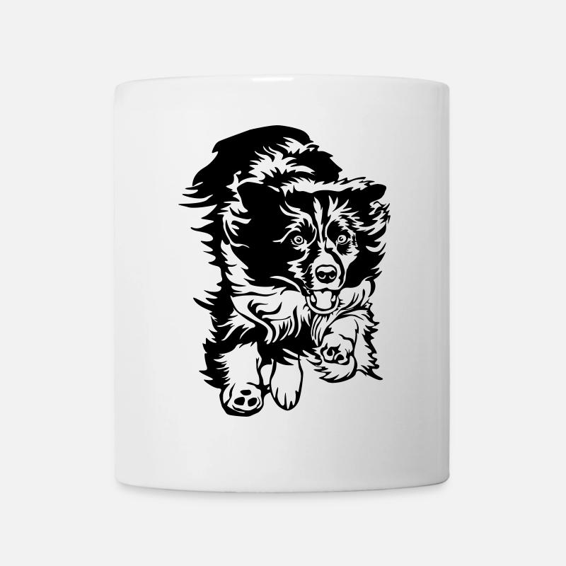 Border Collie - Tasse - Weiß