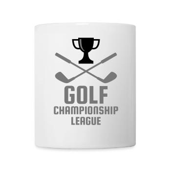 Golf championship league (Golfschläger, Pokal) - Tasse - Weiß - Vorne
