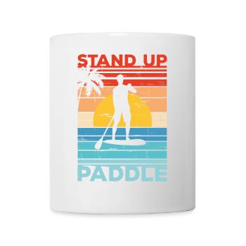 Stand Up Paddle SUP Sonnenliegen Cadeau Paddle - Tasse - Weiß - Vorne