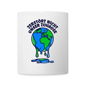 Umwelt Mutter Erde Umweltschutz Statement - Tasse - Weiß - Vorne