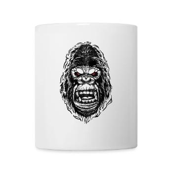 gorille cassé - Mug blanc - blanc - Devant