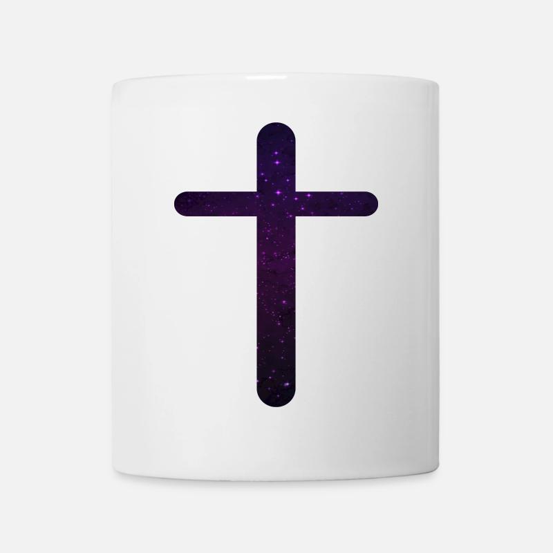 CROIX FOI CHRÉTIENNE - Mug blanc - blanc