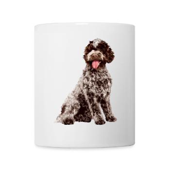 Lagotto Romagnolo - Tasse - Weiß - Vorne