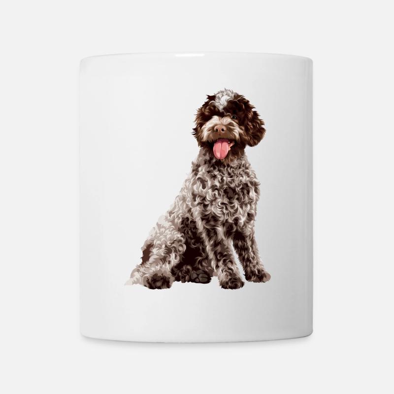 Lagotto Romagnolo - Tasse - Weiß