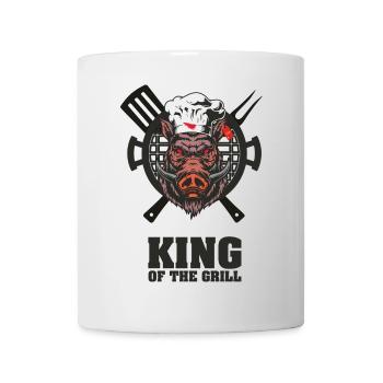 KING OF THE GRILL - Mug - white - Front