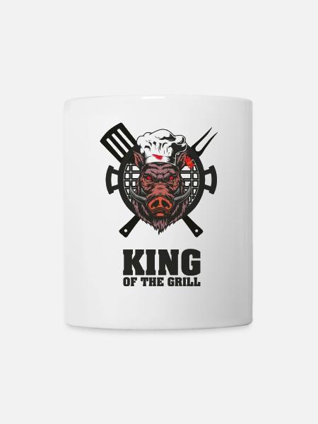 ROI DU GRILL - Mug blanc - blanc