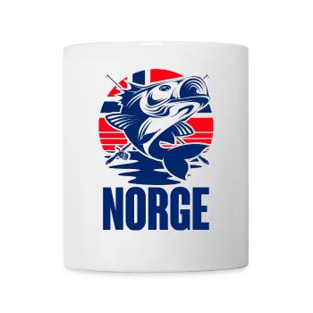Norvège Pêche Pêcheur Excursion de pêche - Mug blanc - blanc - Devant