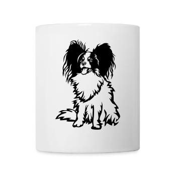 Papillon - Tasse - Weiß - Vorne